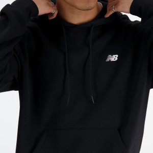 Худі чоловіче New Balance Brushed Back Small Logo Hoodie Black MT41511BK L MT41511BK