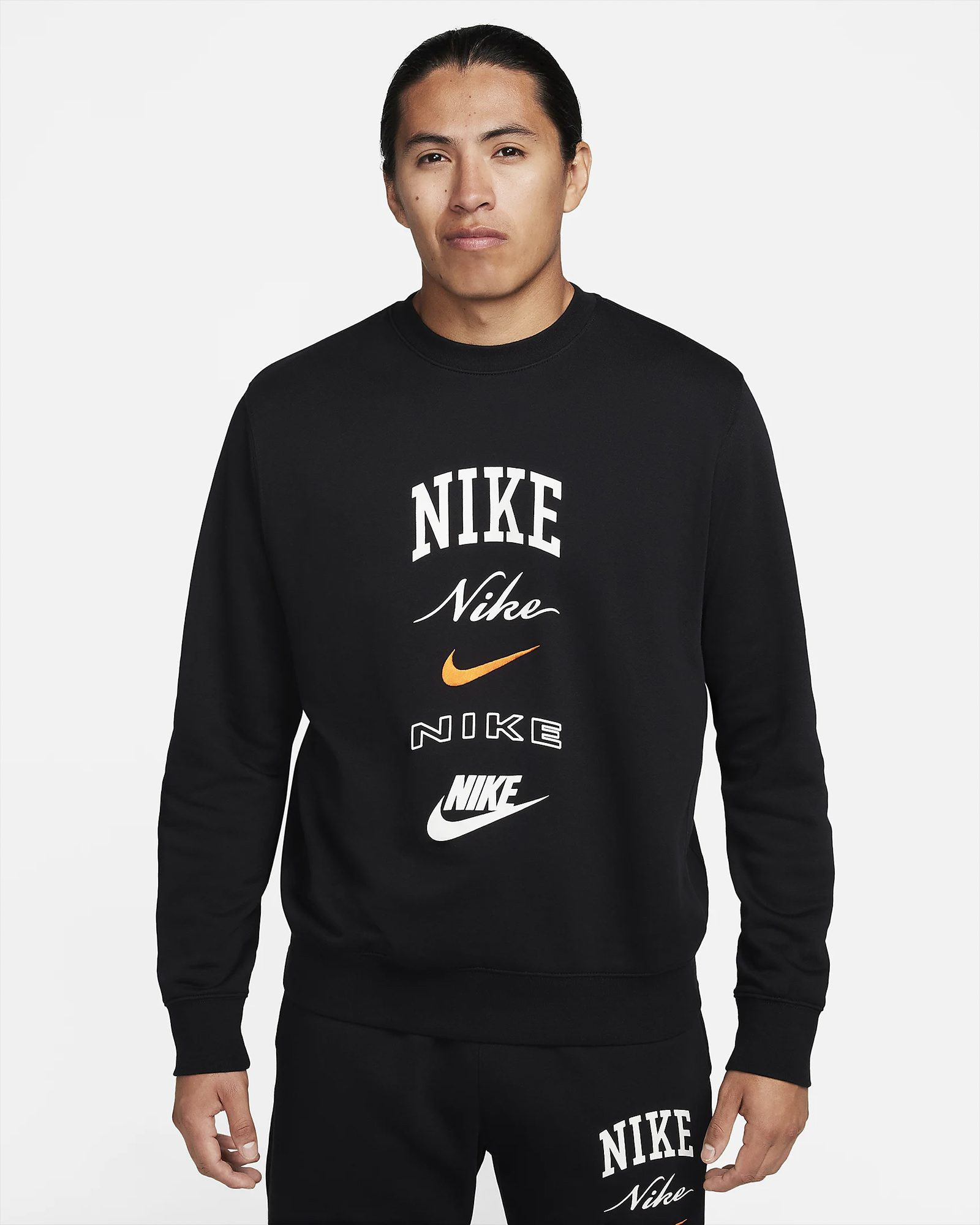 Толстовка NIKE M CLUB BB CREW STACK FN2610-010