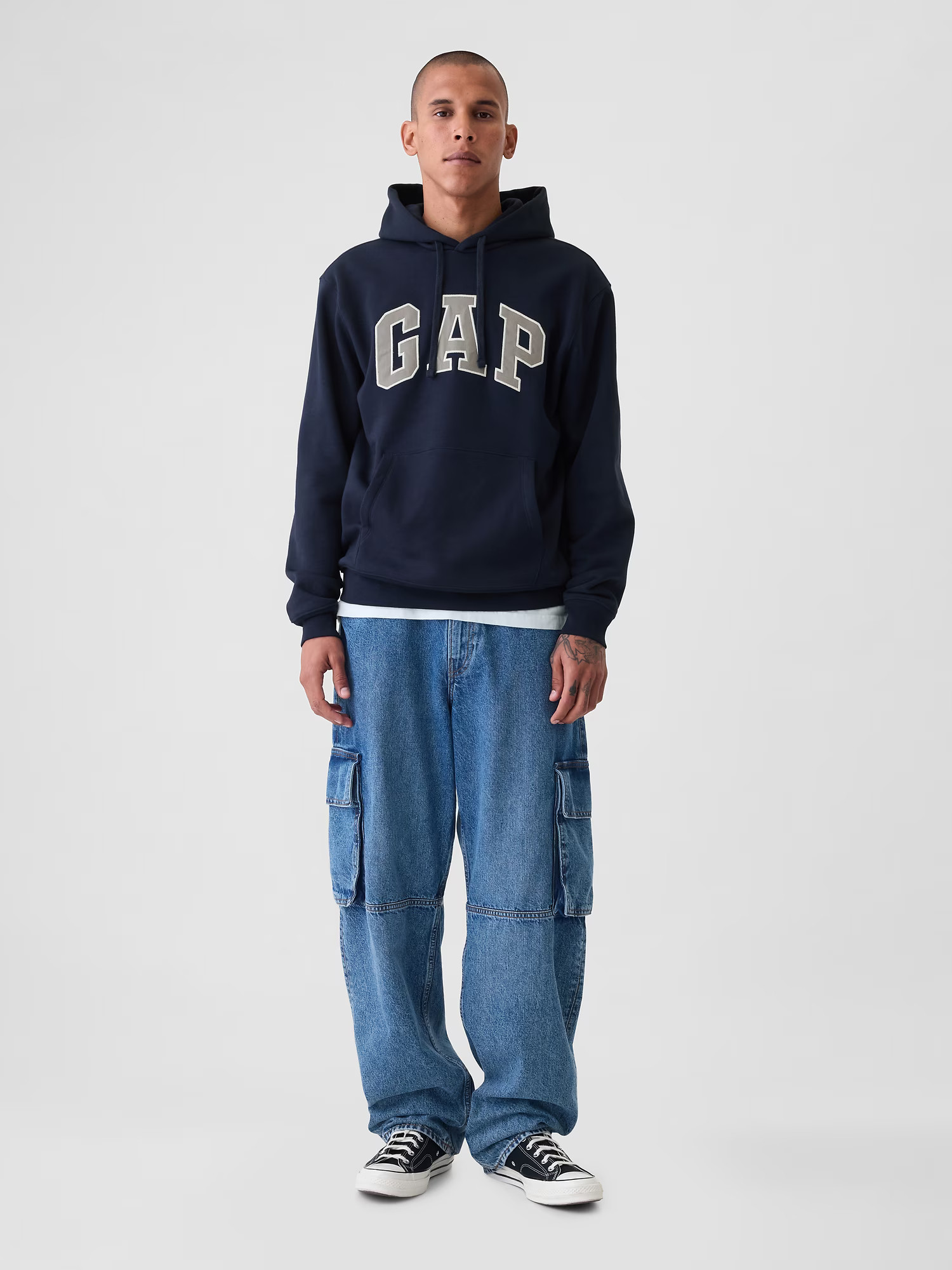 Худі унісекс Gap Vintagesoft Arch Logo Blue 715036532 L 715036532