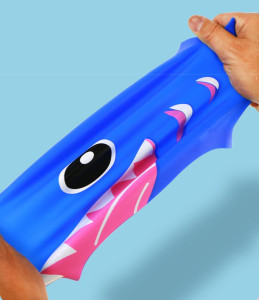 Шапочка для плавання Renvo Sentani JR Синій Рожевий OSFM (1SC300-04) 1SC300-04