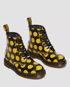 Черевики Dr. Martens 1460 Smiley Black Smooth 31389005