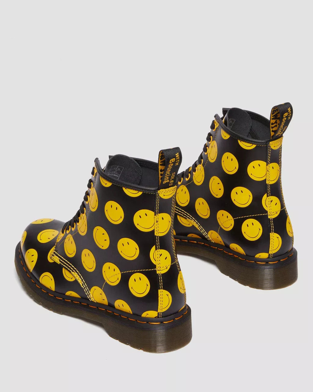 Черевики Dr. Martens 1460 Smiley Black Smooth 31389005