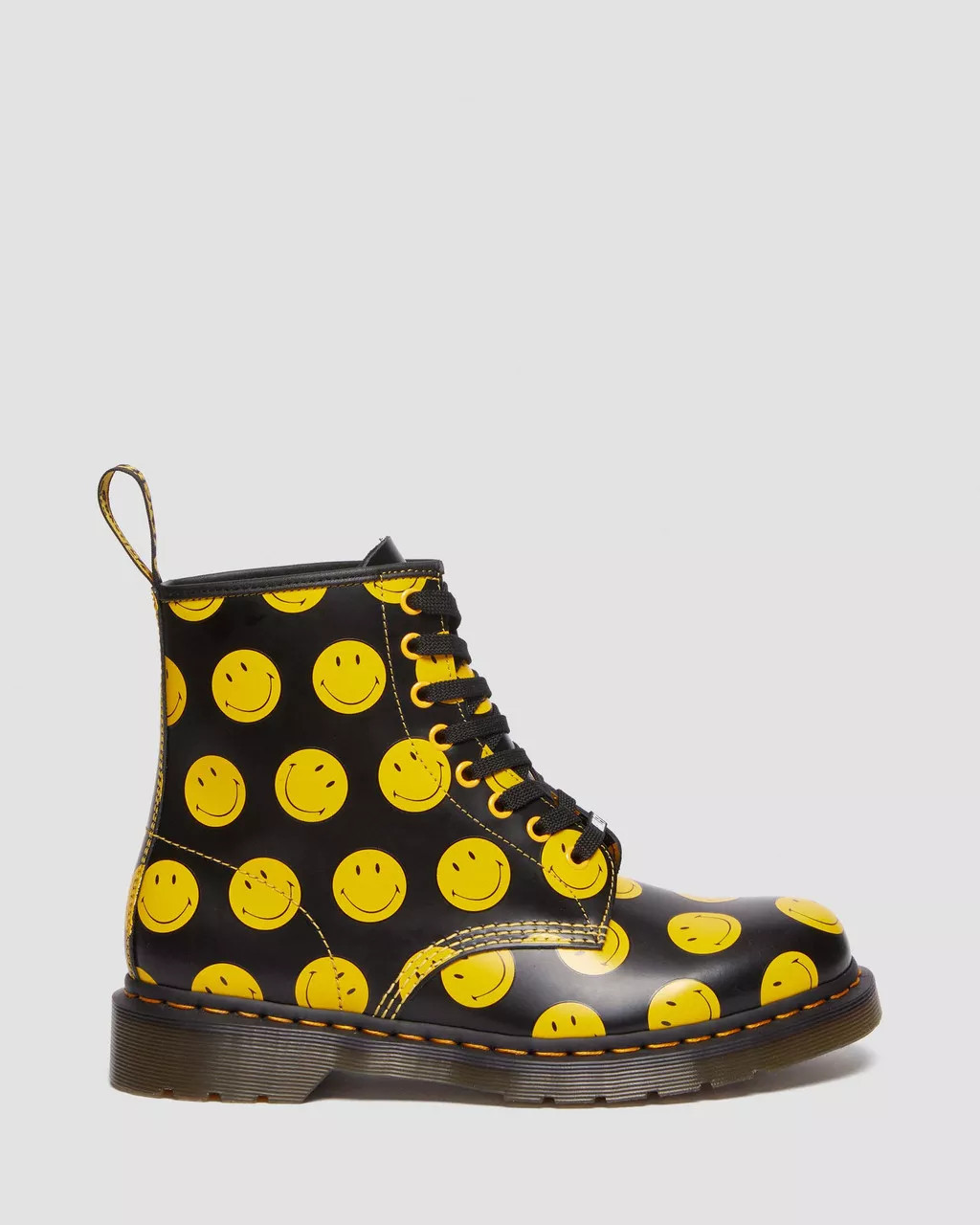 Черевики Dr. Martens 1460 Smiley Black Smooth 31389005