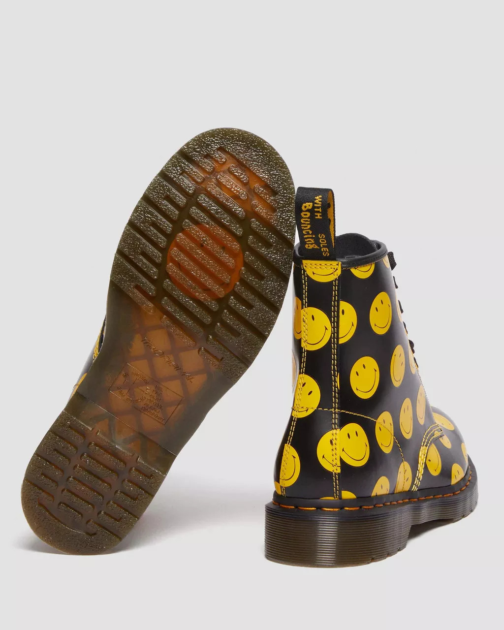 Черевики Dr. Martens 1460 Smiley Black Smooth 31389005