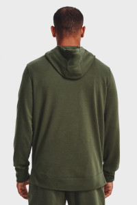 Толстовка UA Rival Terry LC FZ 1370409-390 Under Armour S Хакі 1370409-390