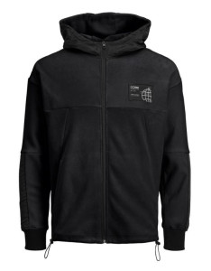 Куртка JCOEXPED SWEAT ZIP HOOD 12216296-Black-Fit:RELAXED Jack&Jones M Чорний 12216296-BLACK-FIT:RELAXE