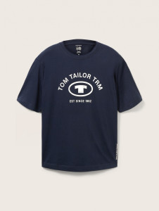Футболка 1035618-10668 Tom Tailor L Темно-синій 1035618-10668