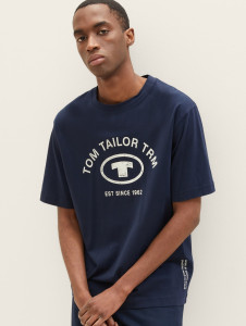 Футболка 1035618-10668 Tom Tailor L Темно-синій 1035618-10668