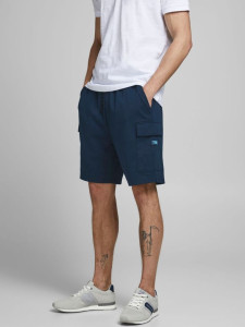Шорти JJIAIR CARGO SWEAT SHORTS NB 12186752 Navy Blazer Jack&Jones L Темно-синій 12186752NAVYBLAZER