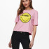 Футболка ONLSMILEY LIFE S/S TOP BOX JRS 15232818 Lilac Sachet OPTIMIST ONLY L Розовий 15232818LilacSachetOPTIMI