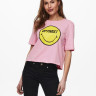Футболка ONLSMILEY LIFE S/S TOP BOX JRS 15232818 Lilac Sachet OPTIMIST ONLY L Розовий 15232818LILACSACHETOPTIMI