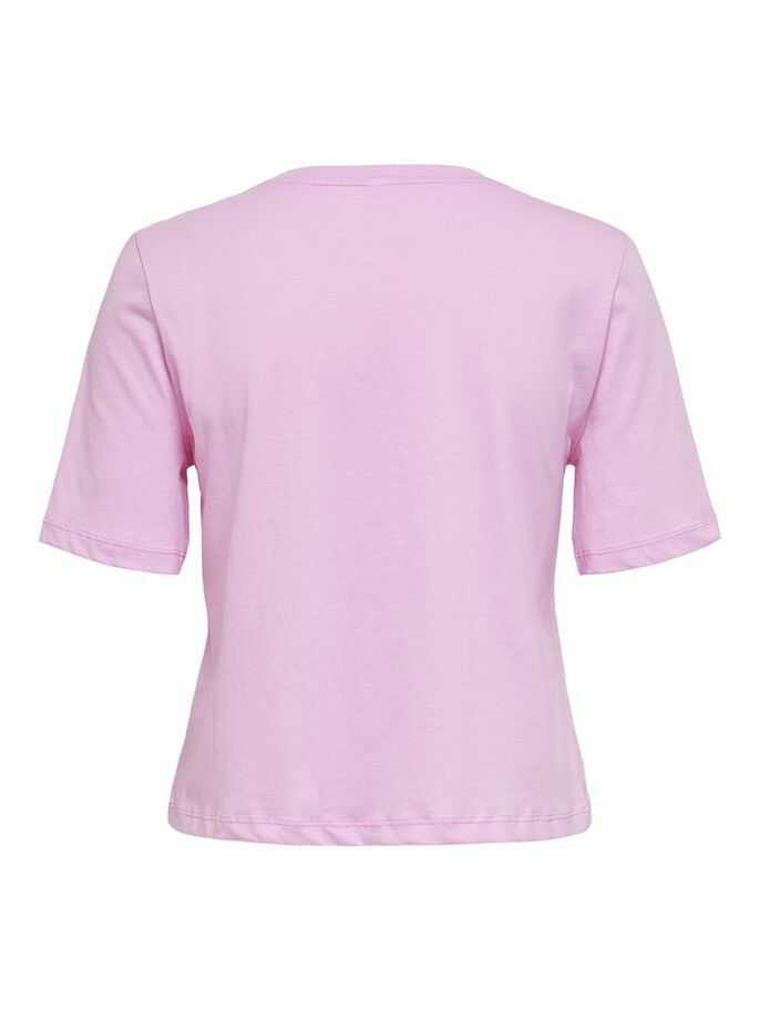 Футболка ONLSMILEY LIFE S/S TOP BOX JRS 15232818 Lilac Sachet OPTIMIST ONLY L Розовий 15232818LilacSachetOPTIMI