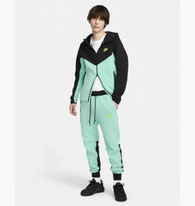 Костюм Nike Tech Fleece (чорно-м`ятний) HF4432-349_HF4433-349