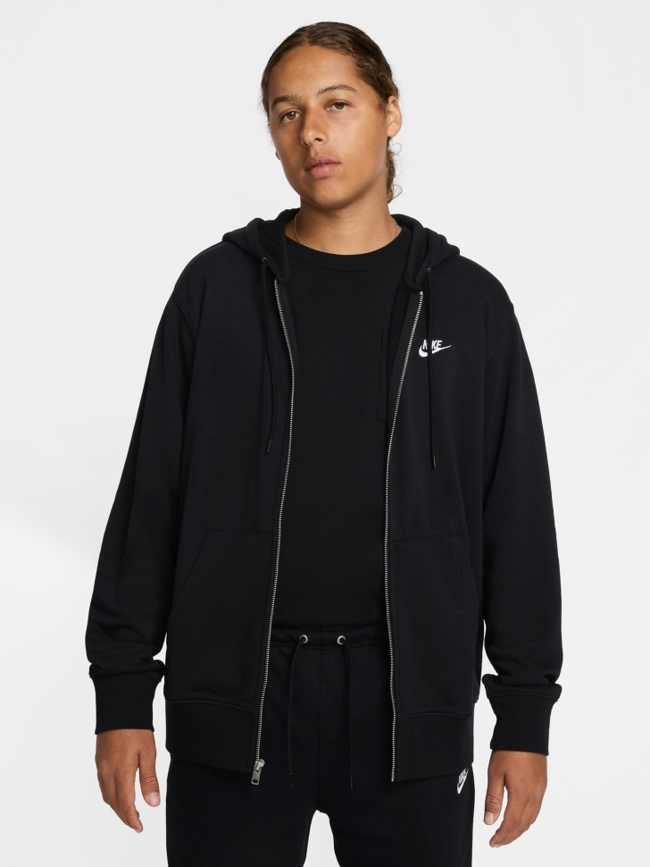 Толстовка чоловіча Nike M Nk Club Ft Fz Black FN3884-010