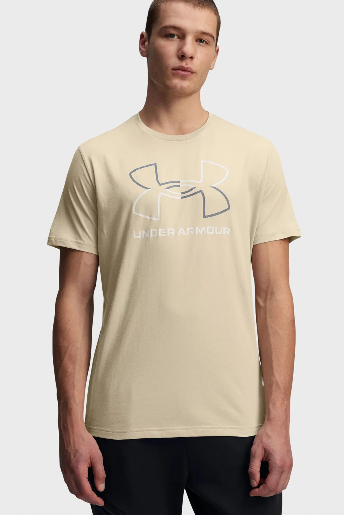 Футболка UA GL FOUNDATION UPDATE SS 1382915-289 Under Armour L Бежевий 1382915-289