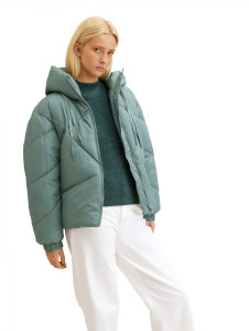 Куртка modern short puffer jacket 1032686-19643 Tom Tailor L Блакитний 1032686-19643