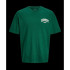 Футболка Jack & Jones JJEBRADLEY VARSITY BACK TEE SS O-NECK 12270056-Evergreen