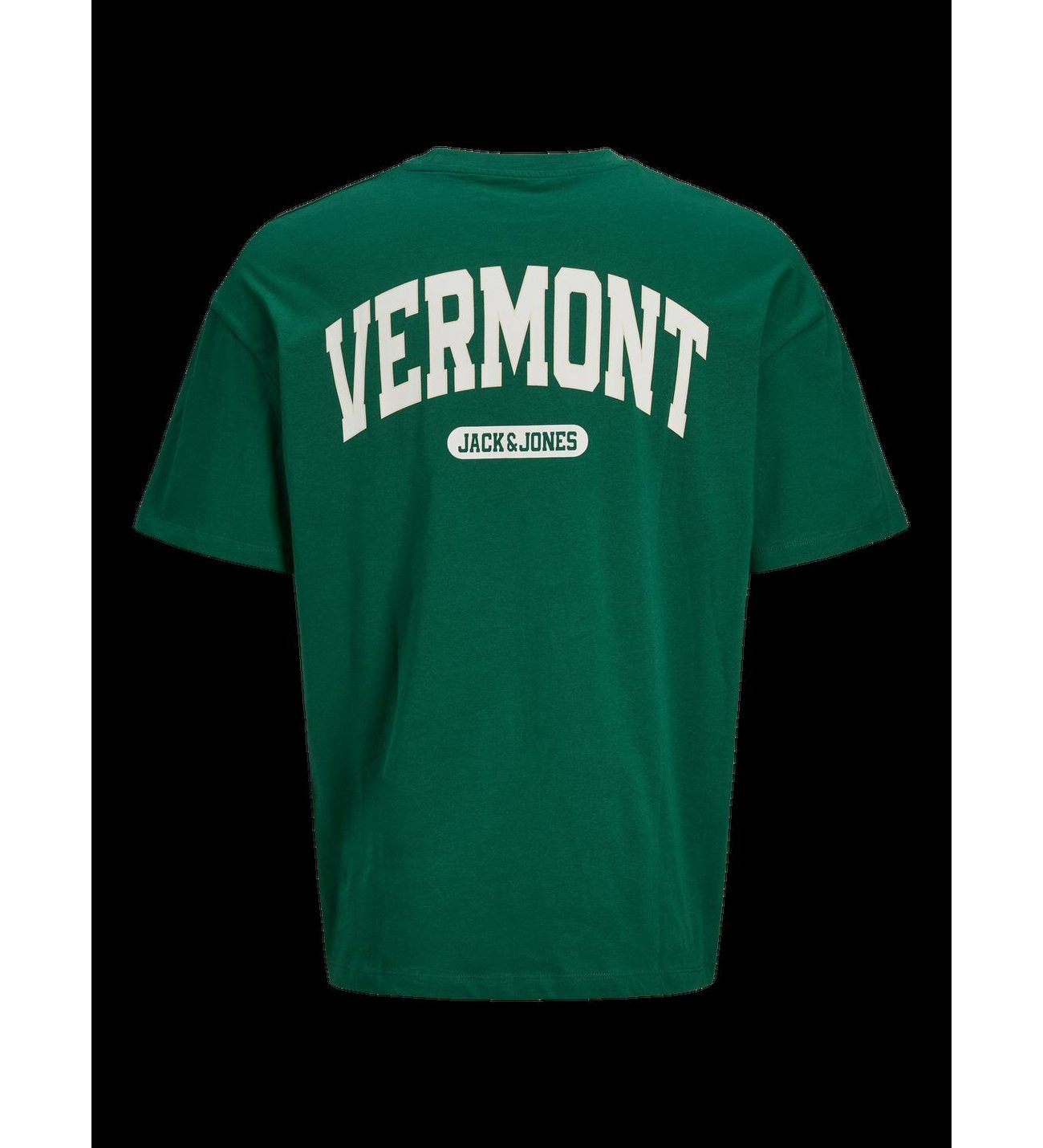 Футболка Jack & Jones JJEBRADLEY VARSITY BACK TEE SS O-NECK 12270056-Evergreen