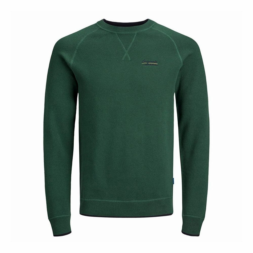 Світшот JORJOES KNIT CREW NECK 12175774 Trekking Green Jack&Jones M Зелений 12175774TrekkingGreen