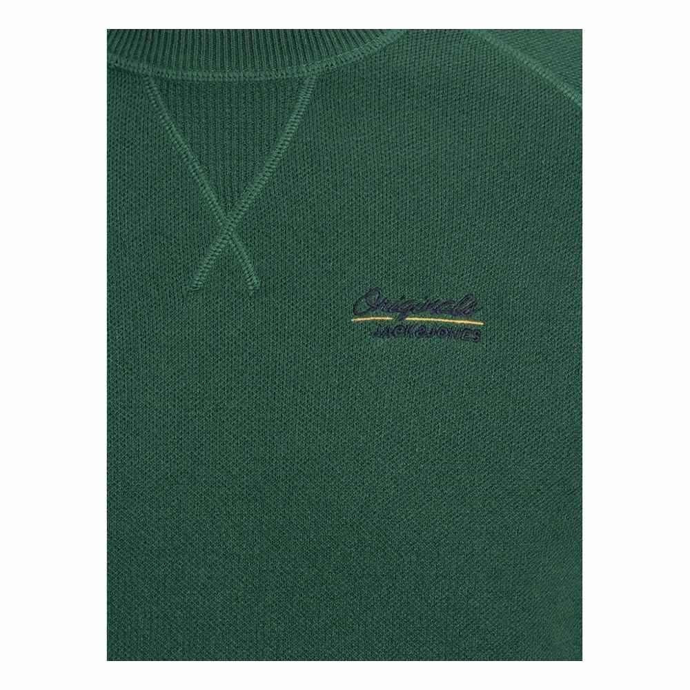 Світшот JORJOES KNIT CREW NECK 12175774 Trekking Green Jack&Jones M Зелений 12175774TrekkingGreen
