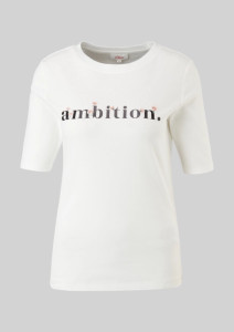 Футболка SLIM FIT 14.103.32.X054-02D3 s.Oliver 36 Білий 14.103.32.X054-02D3