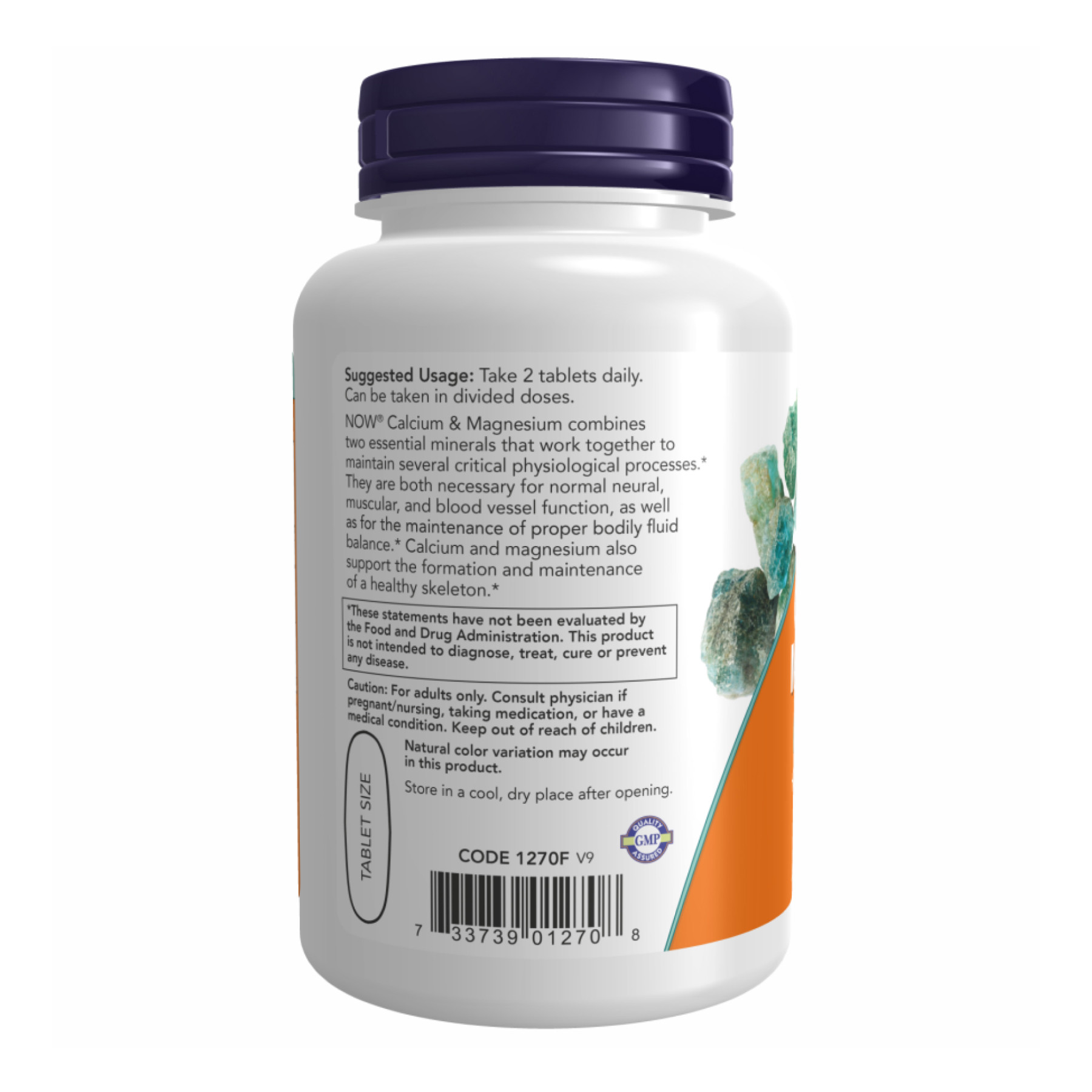 Капсули Calcium Magnesium - 250 tabs 2022-10-1430
