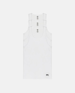 Майка Stussy TANK UNDERSHIRTS 3 PACK 1140330-WHITE