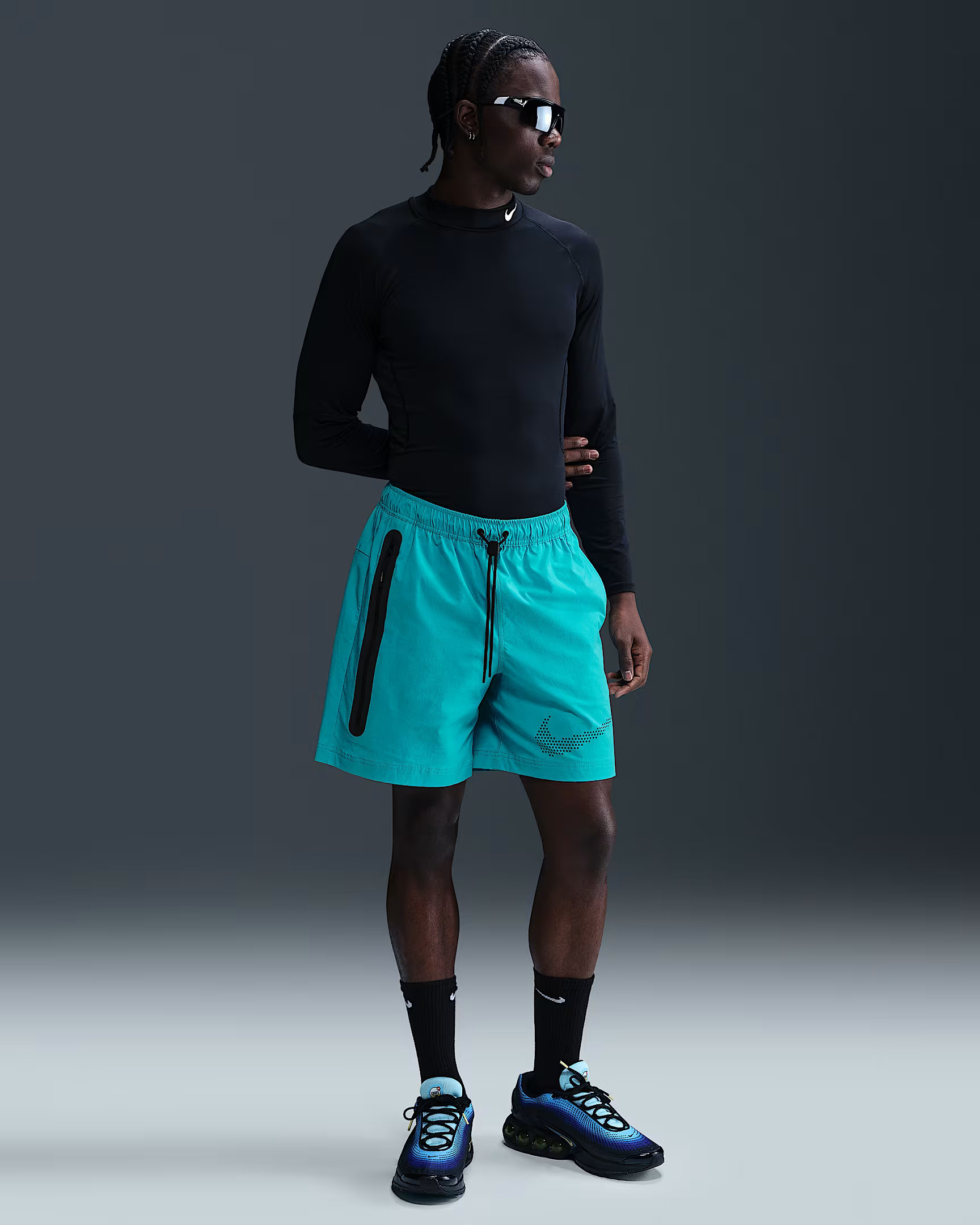 Шорти чоловічі Nike Tech Gx Turquoise HJ0679-345