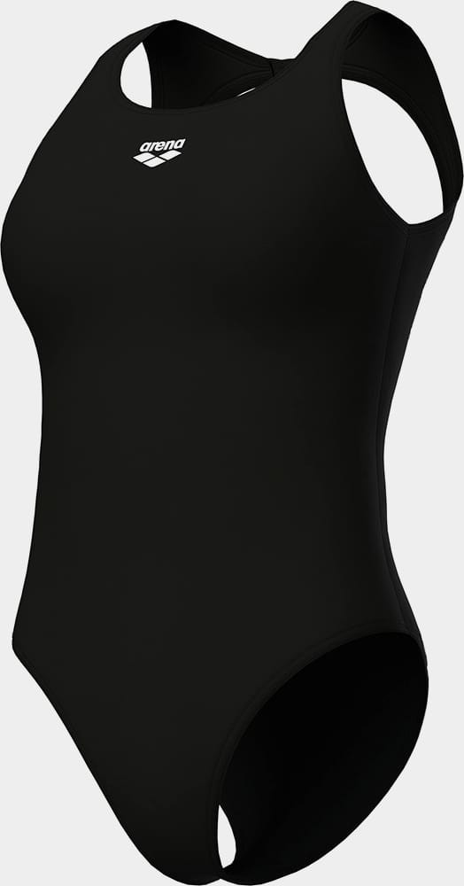 Купальник закритий для жінок Arena O BACK SWIMSUIT SOLID ONE PIEC чорний, білий Жін 38 010648-501