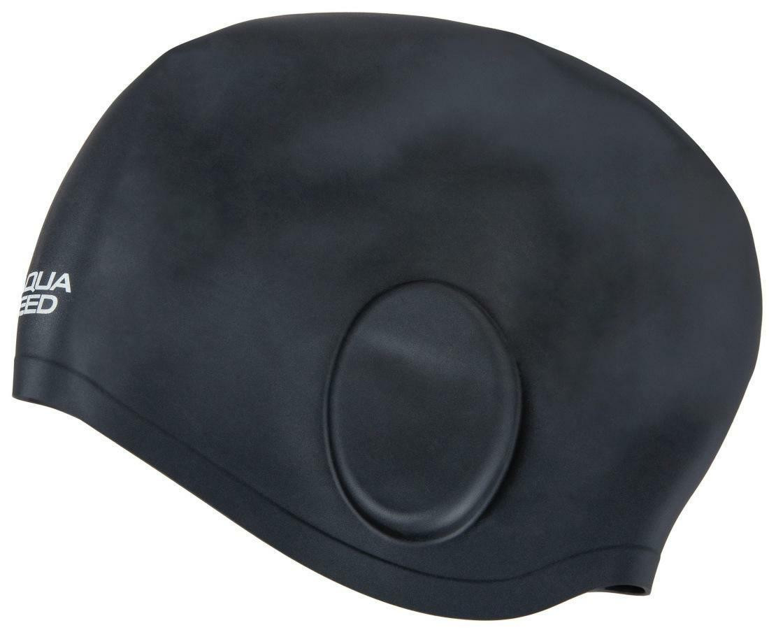 Шапочка для плавання Aqua Speed EAR CAP VOLUME 60475 чорний Уні OSFM 284-07