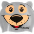 Шапочка для плавання Aqua Speed ZOO BEAR 5761 сірий ведмідь Діт OSFM 115-bear