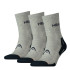 Шкарпетки Head PERFORMANCE SHORT CREW 3PPK UNISEX сірий, синій Уні 35-38 741019001-650