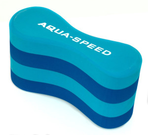Колобашка для плавання Aqua Speed 4 LAYERS PULLBUOY 5640 блакитний, синій Уні 23,5x8,5x13см DT-160, DT-160