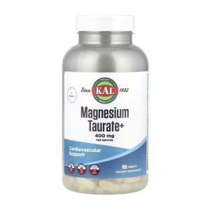 Таблетки KAL Magnesium Taurate 400mg - 180 tabs 2023-10-4694