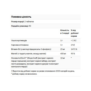 Таблетки KAL Magnesium Taurate 400mg - 180 tabs 2023-10-4694