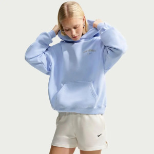 Толстовка Nike W STDO FLC OS PO HDY GLS IU3725-407