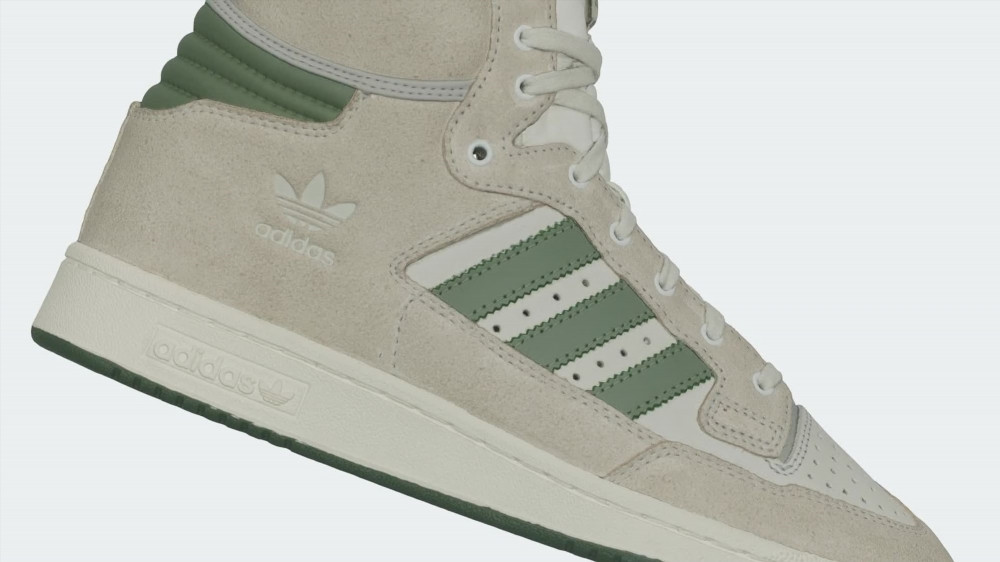 Кросівки Adidas Centennial 85 Hi White Silver Green GY2537