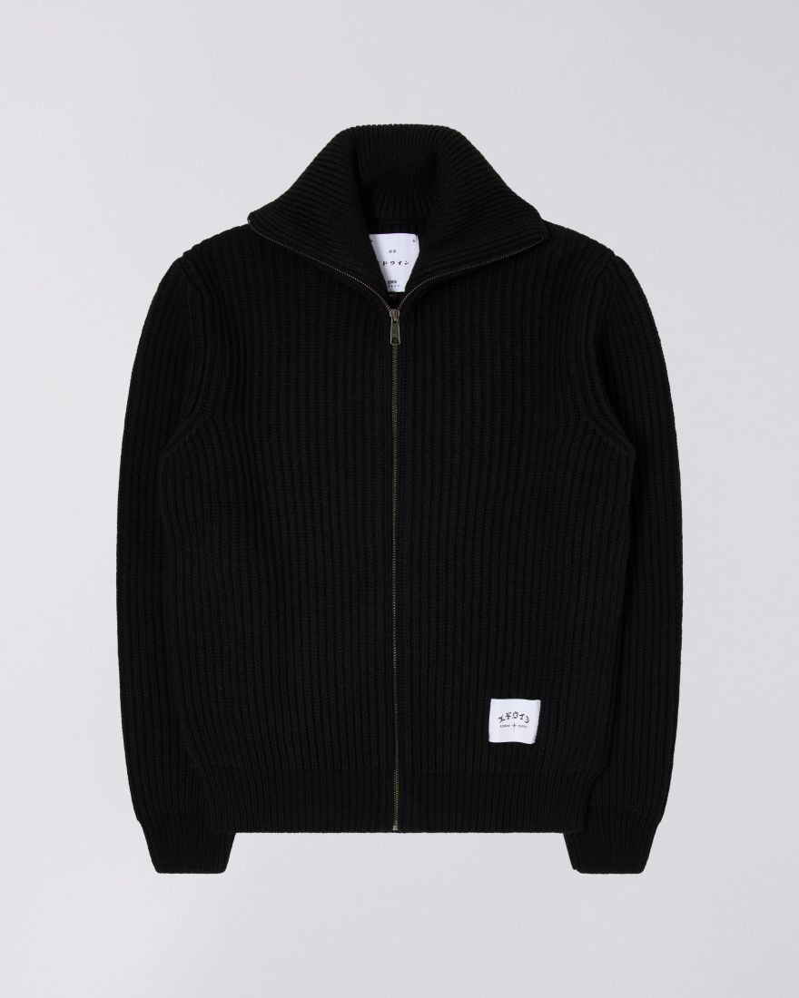 Куртка Edwin Gary Zipped Cardigan Wool Knit Blend Black I034133-89-67