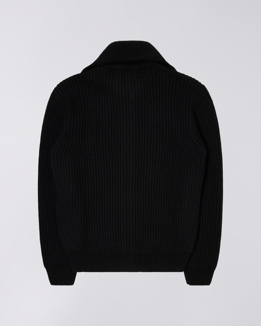 Куртка Edwin Gary Zipped Cardigan Wool Knit Blend Black I034133-89-67