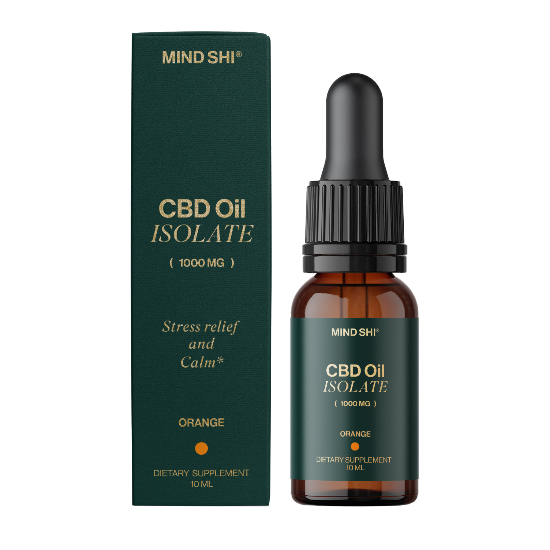 Рідина Mind Shi CBD Oil Isolate 1000 mg Orange - 10 ml 2023-10-3798