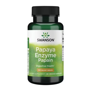 Капсули Papaya Enzyme Papain 100 mg - 90veg caps 2022-09-9906