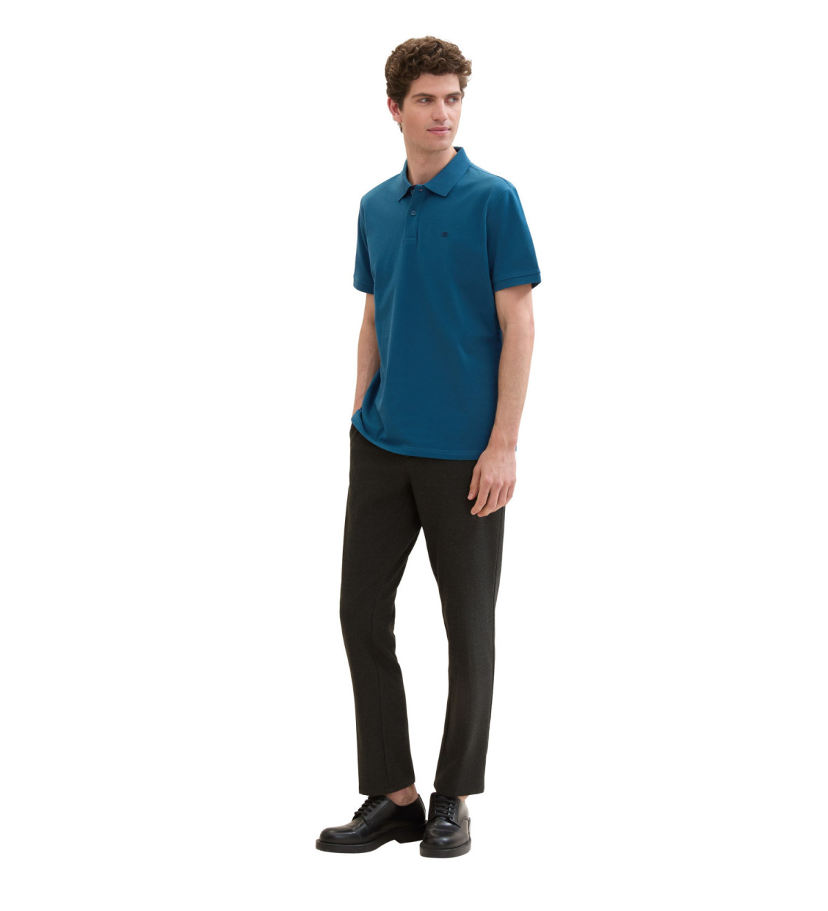 Поло Basic Polo Shirt 1031006ХХ13353 Tom Tailor L Синій 1031006ХХ13353