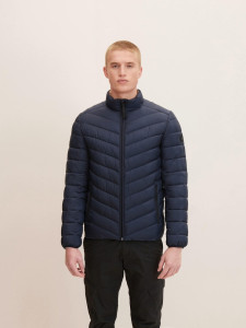 Куртка lightweight jacket 1031474-10668 Tom Tailor L Темно-синій 1031474-10668