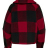 Куртка ONLBROOKLYN L/S CROP CHECK JACKET PNT 15243803-Barbados Cherry-Checks:W. BLACK CHECK ONLY L Ч 15243803-BARBADOS CHERRY-