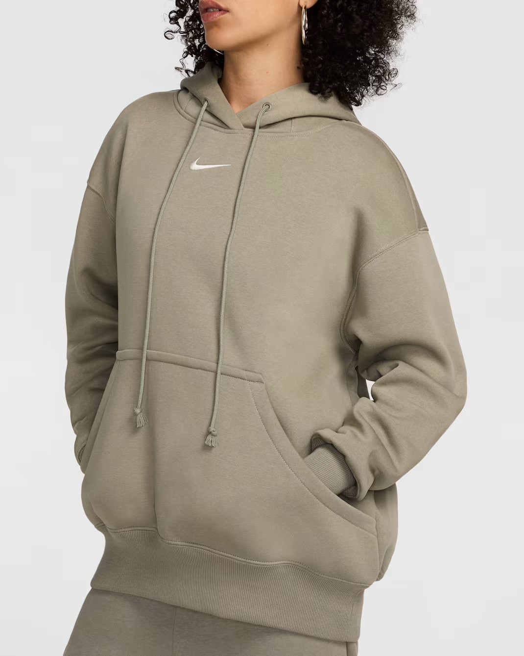 Худі жіноче Nike Sportswear Phoenix Fleeceoversized Pullover Hoodie Green DQ5860-320