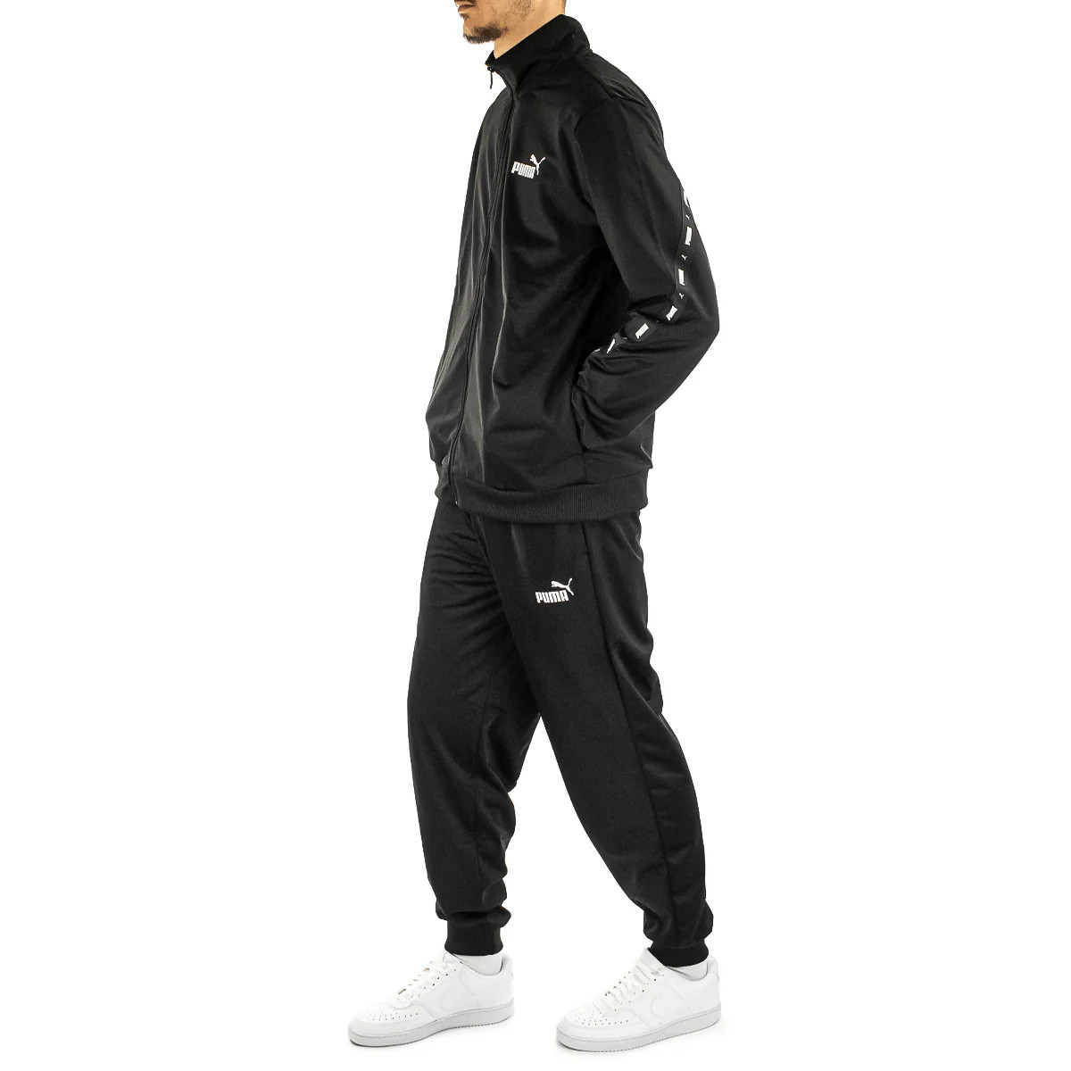 Костюм спортивний Poly Tape Suit 68189501 Puma S Чорний 68189501