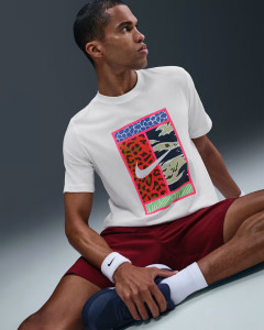 Футболка чоловіча Nike Nkct Court White HV1715-100