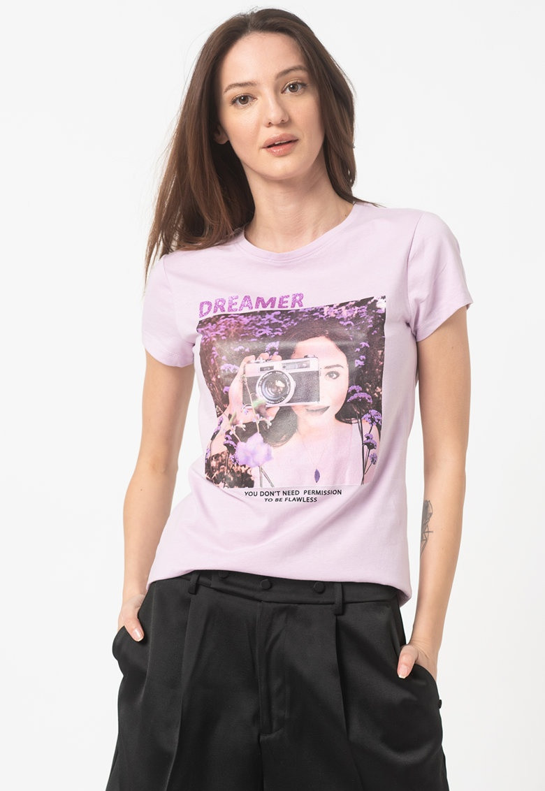 Футболка ONLVALENTINE S/S T-SHIRT JRS 15232003 Orchid Bloom ONLY S Бузковий 15232003OrchidBloom