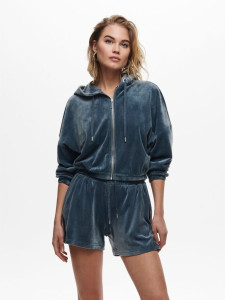 Худі ONLLAYA L/S ZIP HOOD 15231363 Blue Mirage ONLY L Синій 15231363BLUEMIRAGE