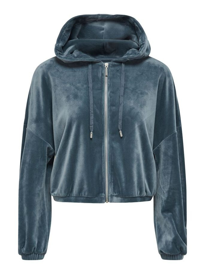 Худі ONLLAYA L/S ZIP HOOD 15231363 Blue Mirage ONLY L Синій 15231363BlueMirage